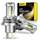 AUXITO H4 9003 Super White 40000LM LED Headlight Bulbs High Low Beam Combo M3