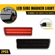 LED Red Side Marker Light Signals Smoked Lens For 2010-2013 Ford Transit Connect