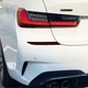 Fits BMW G20 MSport 3 Series 2019-2022 Rear Reflector Overlay Dark Tint - Smoke