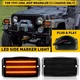 2PCS Smoked LED Side Marker Light for 1997-2006 Jeep Wrangler TJ Car Accessories