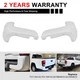 Rear Bumper End Cap WHITE W/O Sensor Hole Set Pair For Toyota Tacoma 2016-2023