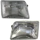 For Ford Ranger 93-97 Headlights Pair w/ Bulbs Clear Lens F37Z13008A