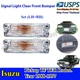 Clear Front Bumper Signal Lamps LH+RH for Isuzu TF TFR Rodeo 1988-1997