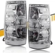 Tail Light Assembly for Chevy Tahoe Suburban 1500 2500 2007-2014 Clear Lens Pair