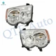 Headlights Assembly for 2005-2007 Jeep Grand Cherokee With bulb Halogen