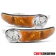 Fit 1999-2006 GMC Sierra Yukon Denali Amber Bumper Lights Parking Signal Lamps