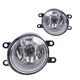 For Lexus Scion Toyota Corolla Yaris Clear Lens Chrome Housing Fog Lights Lamps