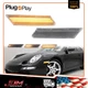 For Porsche 911 997 987 Cayman Boxster Sequential Clear LED Side Marker Lights
