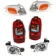 Tail Light Kit For 1997-05 Chevy Venture 99-05 Montana LH RH Halogen with bulbs