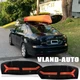 LED Sequential Tail Lights For 2011-2014 Volkswagen VW Jetta SMOKED Brake Light