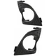 Front Driver & Passenger Fog Light Bezels For 09-10 Acura TSX Textured Black