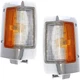 Corner Light Set For 1990-1995 Nissan D21 with Bulb Driver and Passenger Side