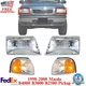 Headlights Assembly + Corner Lights For 1998-2000 Mazda B4000 B3000 B2500 Pickup