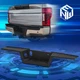 For 17-22 Ford Super Duty Metal Rear Bumper Step Pad w/ Sensor Holes Replacement