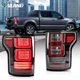 VLAND Clear LED Tail Lights Assembly For 2015-2020 Ford F150 Rear Brake Lamp L+R