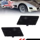 2X Smoked Lens Front Corner Turn Signal Marker Lights For 1980-1982 Corvette C3