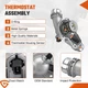 Aluminum Thermostat Housing for BMW 325i 330i 525i 530i 528i E46 E39 X5 X3 Z3 Z4