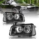 For 06-10 Dodge Charger Headlights W/Corner Signal Parking Black Clear headlamps