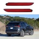 Fit For Toyota Sienna 2010-2017 Pair Rear Lens Bumper Reflectors Tail Lights Red