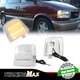 2x Clear Amber LED Corner Signal Lights For 1995-2005 Chevrolet Astro GMC Safari