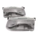 Fits 1995-2001 Ford Explorer Headlights Set FO2502122 FO2503122 Halogen Chrome Fits 1995-2001 Ford Explorer Headlights Set FO2502122 FO2503122 Halogen Chrome