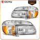 Headlights Assembly For 1995-2001 Ford Explorer 1997 Mercury Mountaineer Pair