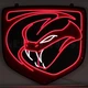Viper Dodge LED Neon Sign in solid steel Case Stryker Garage wall lamp GTS SRT Viper Dodge LED Neon Sign in solid steel Case Stryker Garage wall lamp GTS SRT