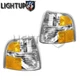 Left Right Pair Park Corner Turn Signal Lights for 2003-2004 FORD EXPLORER