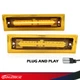 1Pair Amber LED Front Side Marker Light Fit For 1981-1991 C10/C20/C30 GMC USA