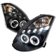 Fits 03-05 INFINITI G35 Projector Headlight With Clear Lens
