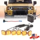 6PCS Smoke Amber LED Front Grill Lighting Kit For Toyota 2024+ Land Cruiser J250