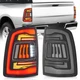 LED Clear Tail Lights For Dodge Ram 1500 2500 3500 4th Gen 2009-2018 W/Animation