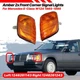 Yellow Front Corner Signal Lights Indicator For Mercedes E-Class W124 1985-1995