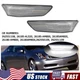 For 2003-2007 INFINITI G35 Coupe White LED Front Bumper Side Marker Lights Clear