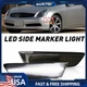 2x Smoke LED Side Light Fit Marker 37803 Infiniti G35 Coupe 2D Nissan Skyline