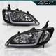 For 04-05 Honda Civic EM2 Replacement Sequential LED DRL Head Lights Lamps Clear