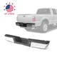 Rear Step Bumper Chrome Steel w/ Sensor Holes For 2008-2016 Ford F250 F350