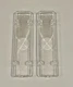1961 Chevrolet Car Clear Parking Light Lens Pair A2176 5951966