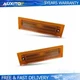 Pair Front Signal Side Marker Lights Amber Fit For 81-91 GMC Chevy Pickup Truck