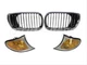 Grille Chrome Park Signal Light For BMW 325i 325xi 330i 330xi Sedan 2002-2005