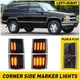 Dynamic LED Corner Side Marker Lights 5977460 For Chevy C/K 1500 2500 3500 Y