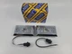 Bargman Marker Light Clear Rectangle Chrome Base Pair PN 40-41-003 New