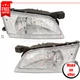 Headlight set NI2503123 NI2502123 2 pieces halogen for 1998-1999 Nissan Altima