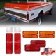 Set For 1968-1972 Chevy GMC Pick Up Truck Tail Light Lens Backup Side Marker Kit