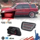 Clear Lens Red LED Side Marker Lights For Honda CR-V 1997-2001 Rear Left & Right