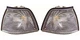 For BMW 3 Series E36 1991-1998 4 door Sedan EURO Corner Lights DEPO Clear PAIR