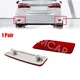 Red Rear Bumper Reflector Light Fit For 2011-2013 Toyota Corolla Left Right Side