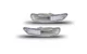 OEM 1993-1997 Toyota Corolla Clear Chrome Front Bumper Light Lamp Left+Right Set
