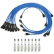 NGK Wire Set & 8 V-Power Spark Plugs Kit for Chevorlet Camaro 6.6L V8 Gas 1972