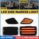 4PC Smoke Bumper Signal Fender Side Marker Lights For 1997-2006 Jeep Wrangler TJ